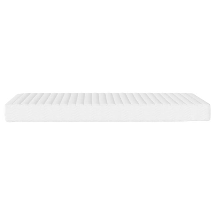 Matelas en mousse blanc 120x210 cm dureté H2 H3 – Image 3