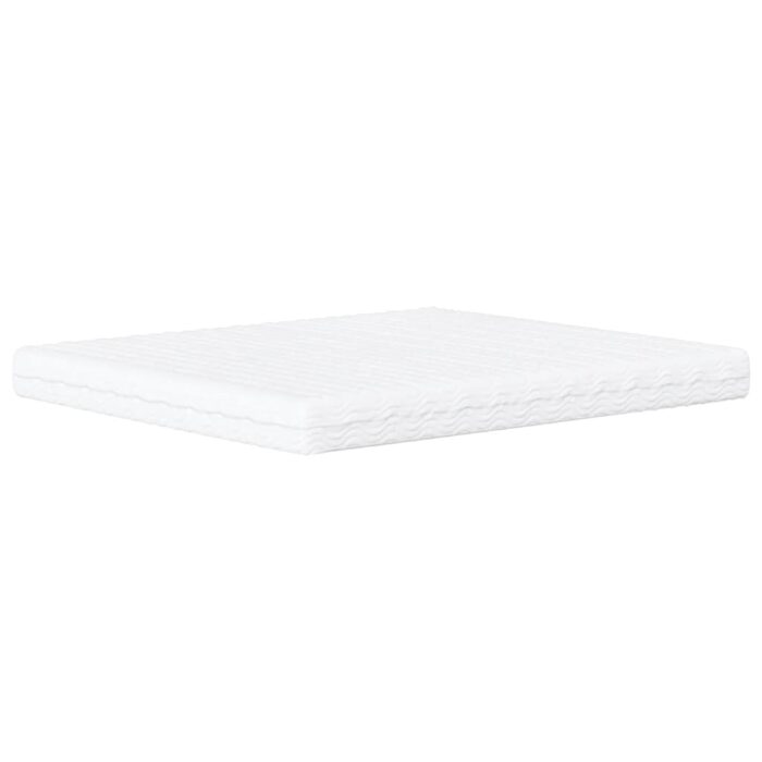 Matelas en mousse blanc 180x210 cm dureté H2 H3 – Image 2