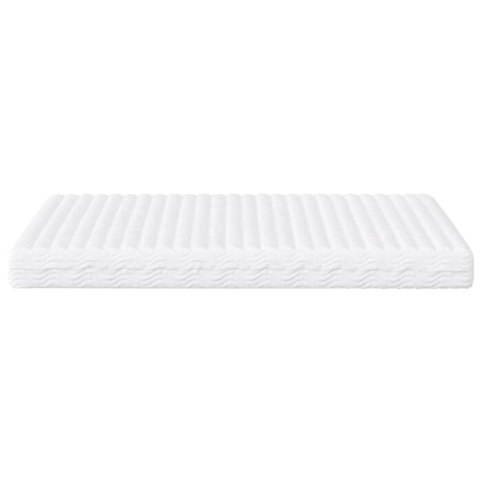 Matelas en mousse blanc 180x210 cm dureté H2 H3 – Image 3