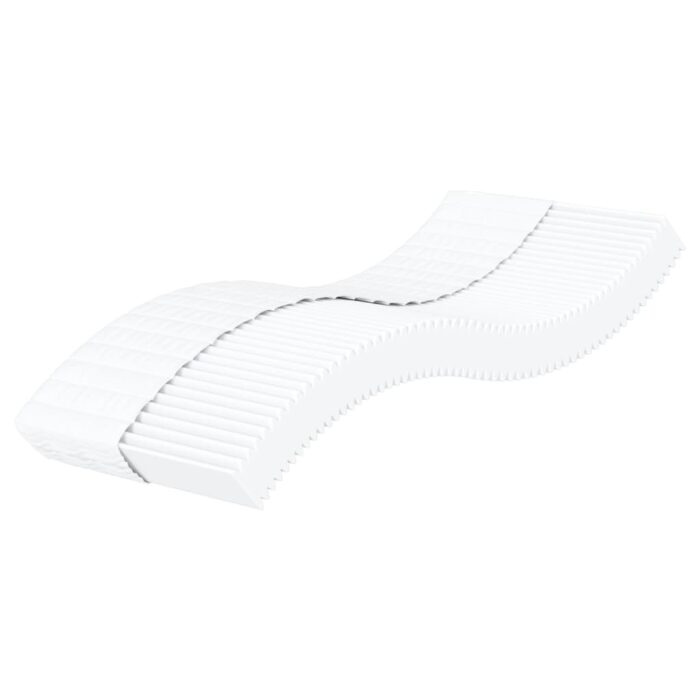 Matelas en mousse blanc 80x220 cm dureté H2 H3 – Image 1