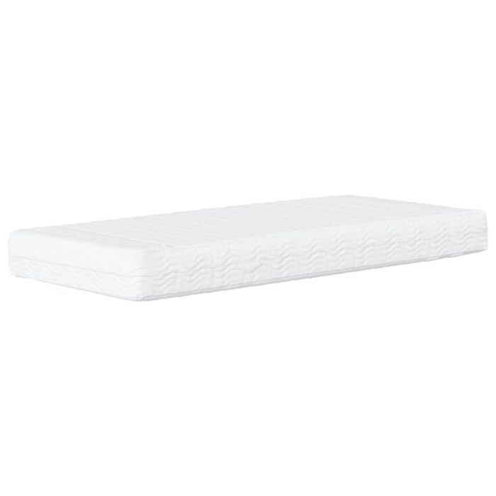 Matelas en mousse blanc 80x220 cm dureté H2 H3 – Image 2