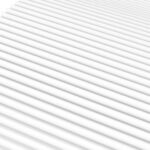 Matelas en mousse blanc 80x220 cm dureté H2 H3 – Image 4
