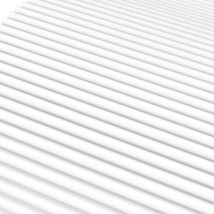 Matelas en mousse blanc 80x220 cm dureté H2 H3 – Image 4