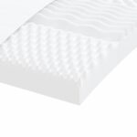 Matelas en mousse blanc 120x210 cm 7 zones dureté 20 ILD – Image 5