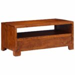 Table basse 90x50x40 cm bois d'acacia massif – Image 3