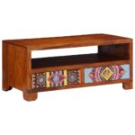 Table basse 90x50x40 cm bois d'acacia massif – Image 9