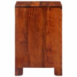 Table de chevet 40x40x60 cm bois d'acacia massif – Image 2