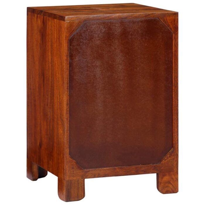 Table de chevet 40x40x60 cm bois d'acacia massif – Image 3