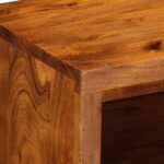 Meuble TV multicolore 110x30x40 bois d'acacia massif – Image 7