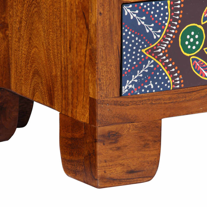 VXL8721158376039_g_en_hd_9.jpg Meuble TV multicolore 110x30x40 bois d'acacia massif – Image 9