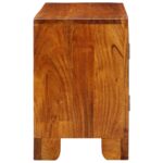 Meuble TV multicolore 90x30x45 bois massif d'acacia – Image 5
