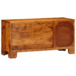 Meuble TV multicolore 90x30x45 bois massif d'acacia – Image 6