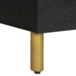 Buffets 2 pcs noir 60x33x75 cm bois d'ingénierie – Image 8