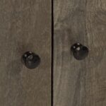 Buffets 3 pcs gris clair 60x33,5x75 cm bois de manguier massif – Image 7