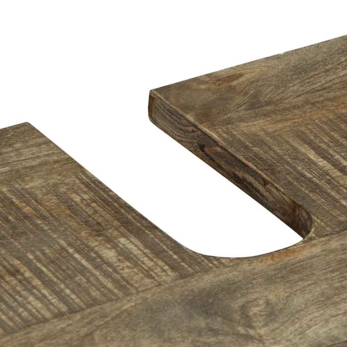 Ensemble de meubles de salle de bain 3 pcs bois manguier massif – Image 10