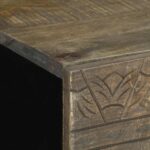 Ensemble de meubles de salle de bain 4 pcs bois manguier massif – Image 10