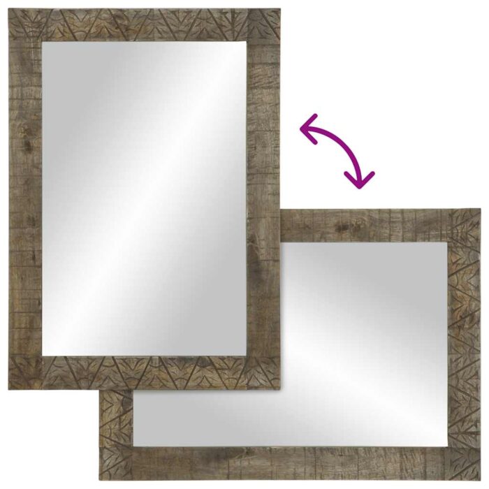 Ensemble de meubles de salle de bain 5 pcs bois manguier massif – Image 8