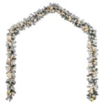 Guirlande de Noël avec lumières LED vert 5 m PVC – Image 3