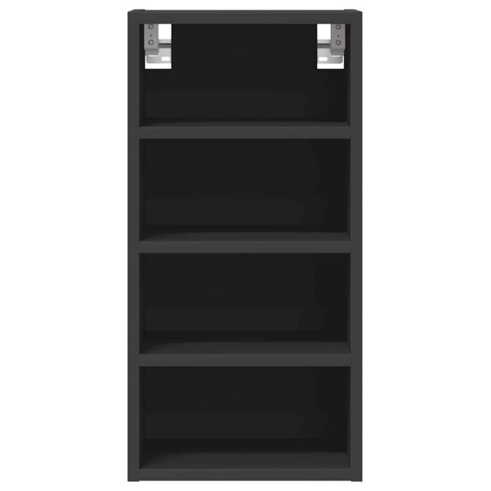 Armoire suspendue "Riga" noir 30x29,5x60 cm bois d'ingénierie – Image 2