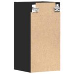 Armoire suspendue "Riga" noir 30x29,5x60 cm bois d'ingénierie – Image 4