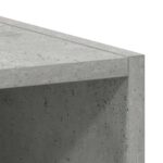 Armoire suspendue gris béton 30x29,5x60 cm bois d'ingénierie – Image 5