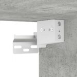 Armoire suspendue gris béton 30x29,5x60 cm bois d'ingénierie – Image 6
