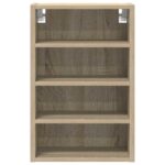 Armoire suspendue chêne sonoma 40x29,5x60 cm bois d'ingénierie – Image 2
