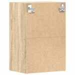 Armoire suspendue chêne sonoma 40x29,5x60 cm bois d'ingénierie – Image 4