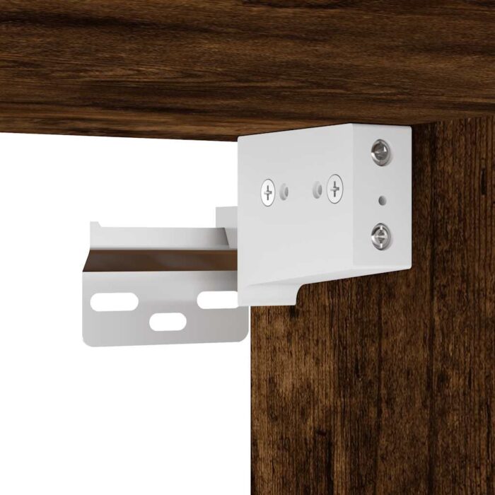 Armoire suspendue "Riga" chêne fumé 40x29,5x60 cm – Image 6