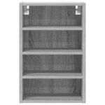 Armoire suspendue sonoma gris 40x29,5x60 cm bois d'ingénierie – Image 2