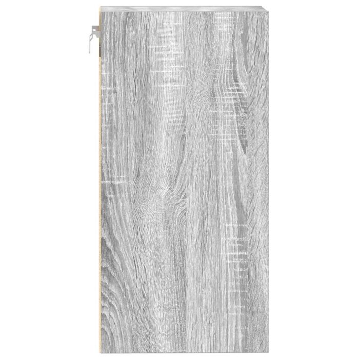 Armoire suspendue sonoma gris 40x29,5x60 cm bois d'ingénierie – Image 3