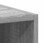 Armoire suspendue sonoma gris 40x29,5x60 cm bois d'ingénierie – Image 5
