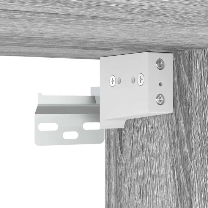 Armoire suspendue sonoma gris 40x29,5x60 cm bois d'ingénierie – Image 6