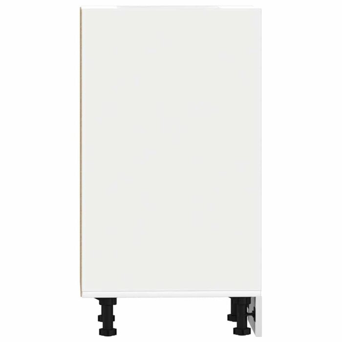 Armoire de plancher "Riga" blanc 30x44,5x81,5 cm – Image 3