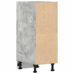 Armoire de plancher gris béton 30x44,5x81,5cm bois d’ingénierie – Image 4