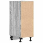 Armoire de plancher "Riga" sonoma gris 30x44,5x81,5 cm – Image 4