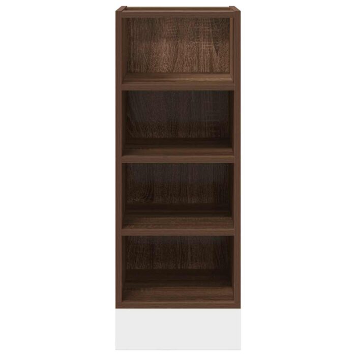 Armoire de plancher "Riga" chêne marron 30x44,5x81,5 cm – Image 2