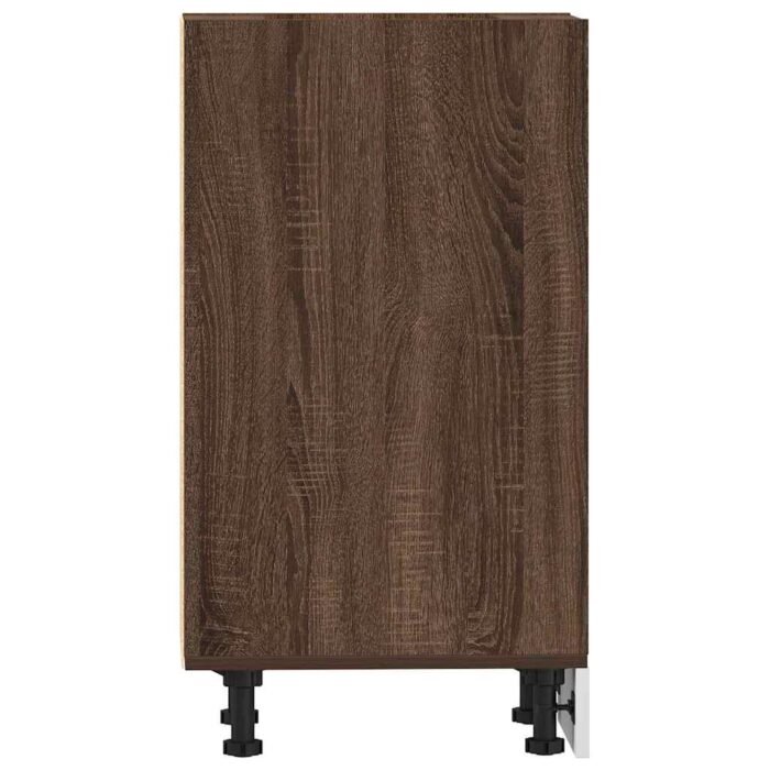 Armoire de plancher "Riga" chêne marron 30x44,5x81,5 cm – Image 3