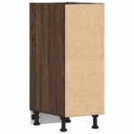 Armoire de plancher "Riga" chêne marron 30x44,5x81,5 cm – Image 4