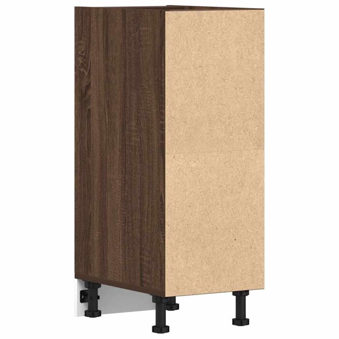 Armoire de plancher "Riga" chêne marron 30x44,5x81,5 cm – Image 4