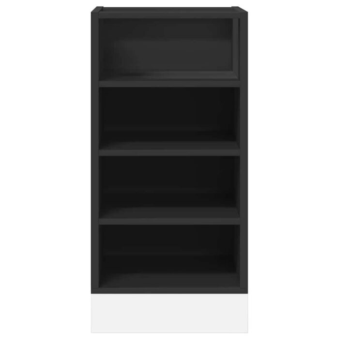 Armoire de plancher "Riga" noir 40x44,5x81,5 cm – Image 2