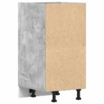 Armoire de plancher gris béton 40x44,5x81,5cm bois d’ingénierie – Image 4