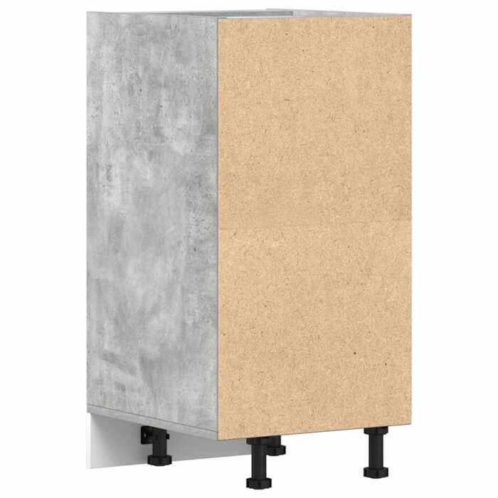 Armoire de plancher gris béton 40x44,5x81,5cm bois d’ingénierie – Image 4