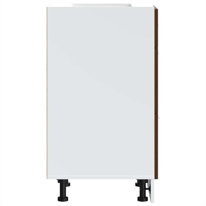 Armoire de plancher "Lyon" chêne marron 40x46x81,5cm – Image 4