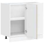 Meuble bas du lavabo chêne sonoma bois d'ingénierie – Image 4