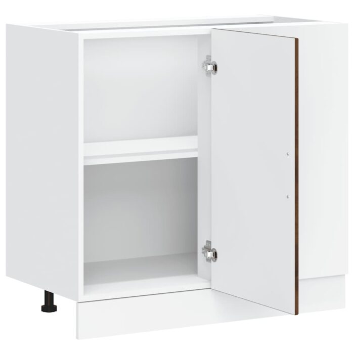 Meuble bas du lavabo chêne fumé bois d'ingénierie – Image 4