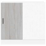 Meuble bas du lavabo "Lyon" sonoma gris bois d'ingénierie – Image 3