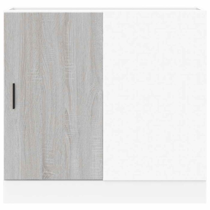 Meuble bas du lavabo "Lyon" sonoma gris bois d'ingénierie – Image 3