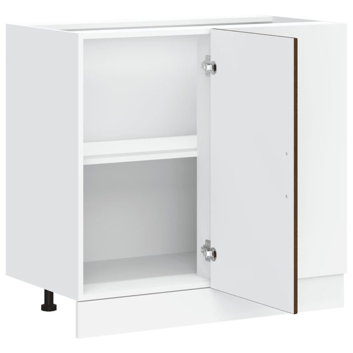 Meuble bas du lavabo "Lyon" chêne marron bois d'ingénierie – Image 4