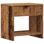 Tables de chevet 2 pcs vieux bois 40x30x40 cm bois d'ingénierie – Image 6